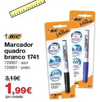 Bic marcador quadro branco 1741