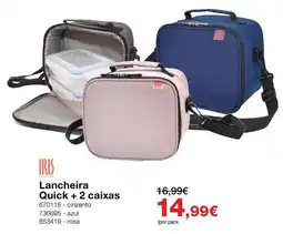 Staples Lancheira Iris Quick + 2 caixas promoção