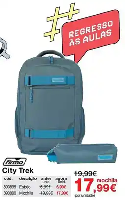 Staples Firmo City Trek mochila promoção