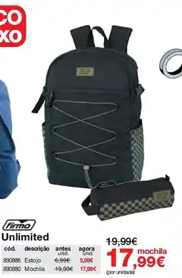Staples Firmo Unlimited mochila promoção