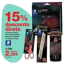Staples Norix da Staedtler promoção