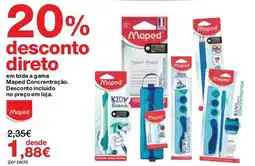 Staples Maped Concentração promoção