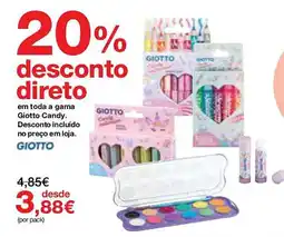 Staples Giotto candy collection promoção