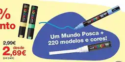 Staples Um Mundo Posca promoção