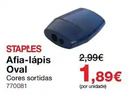 Staples Staples afia-lápis oval promoção