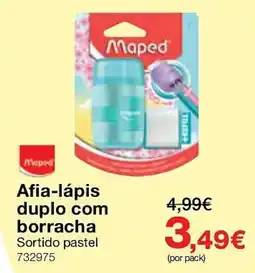 Staples Maped afia-lápis duplo com borracha promoção