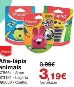 Staples Maped afia-lápis animais promoção