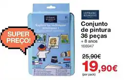 Staples Lefranc Bourgeois conjunto de pintura promoção