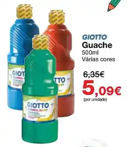 Staples Giotto guache promoção