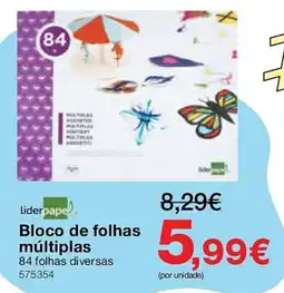 Staples Bloco de folhas múltiplas liderpapel promoção