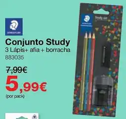 Staples Conjunto Study promoção