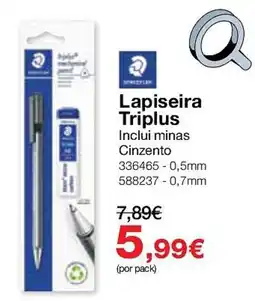 Staples Lapiseira Triplus promoção