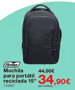 Staples Mochila firmo para portátil reciclada 15" promoção