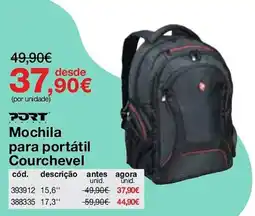 Staples Mochila portátil Courchevel promoção