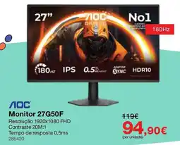 Staples Aoc monitor 27g50f promoção