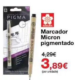 Staples Marcador micron pigmentado promoção