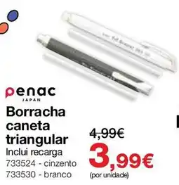 Staples penac borracha caneta triangular promoção