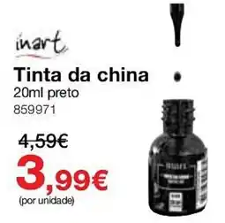 Staples Tinta da china preto promoção