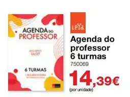 Staples Agenda do professor 6 turmas promoção