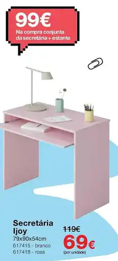 Staples Secretária ljoy promoção