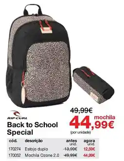 Staples Rip curl mochila promoção