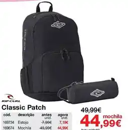 Staples Rip curl classic patch mochila promoção
