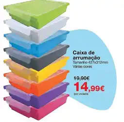 Staples Caixa de arrumação promoção