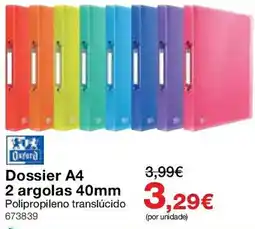 Staples Dossier A4 Oxford promoção