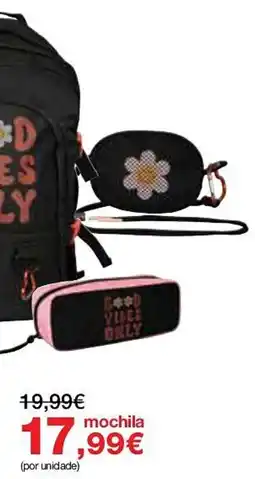 Staples mochila promoção