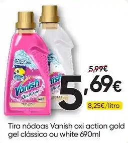 Froiz Tira nódoas Vanish oxi action gold gel clássico ou white promoção