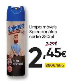 Froiz Splendor limpa móveis óleo cedro promoção