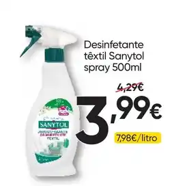 Froiz Desinfetante têxtil sanytol spray promoção