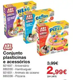 Staples Art craft conjunto plasticinas e acessórios promoção