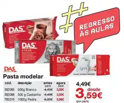 Staples DAS Pasta modelar promoção