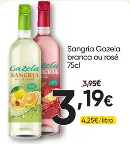 Froiz Gazela sangria branca ou rosé promoção