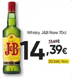 Froiz Whisky J&B Rare promoção