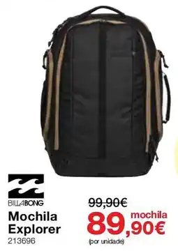 Staples Billabong Mochila Explorer promoção