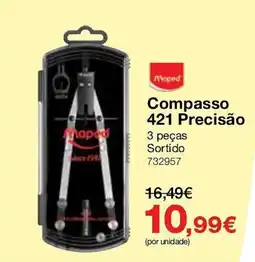 Staples Compasso 421 Precisão Maped promoção
