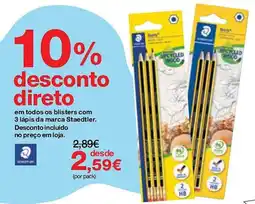 Staples lápices staedtler promoção