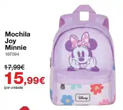 Staples Mochila Joy Minnie promoção
