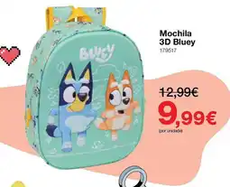 Staples Mochila 3D Bluey promoção
