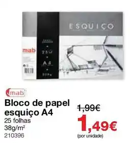 Staples Bloco de papel esquico A4 promoção