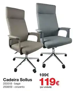 Staples Cadeira Sollus promoção