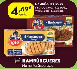 Spar Hambúrgueres iglo promoção