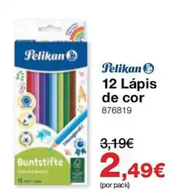 Staples Pelikan 12 Lápis de cor promoção
