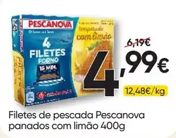 Froiz Filetes de pescada Pescanova panados com limão promoção