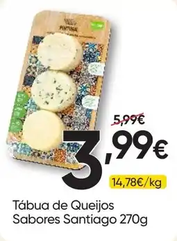 Froiz Tábua de Queijos Sabores Santiago promoção