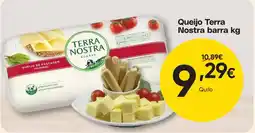 Froiz Queijo Terra Nostra barra promoção