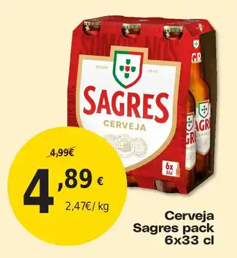 Cerveja Sagres pack