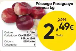 Froiz Pêssego Paraguayo careca kg promoção